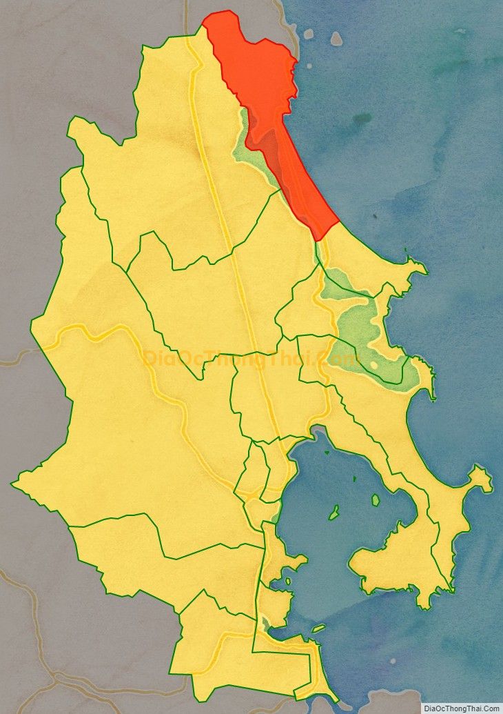 Bản đồ vị trí và địa giới hành chính Xã Xuân Hải, thị xã Sông Cầu