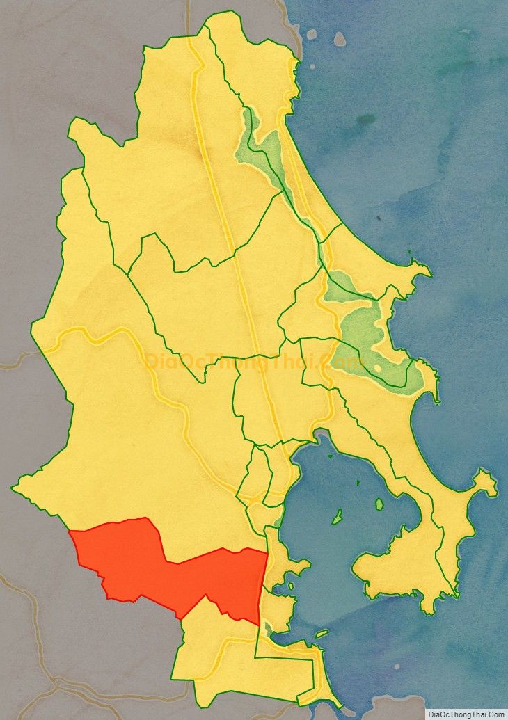 Bản đồ vị trí và địa giới hành chính Xã Xuân Thọ 1, thị xã Sông Cầu