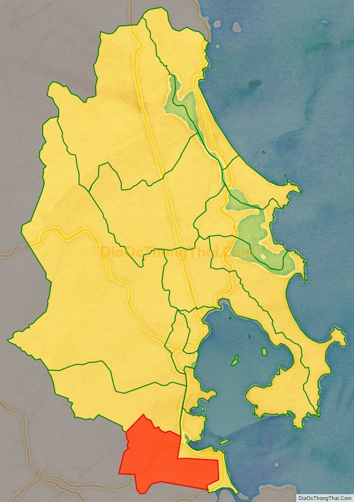 Bản đồ vị trí và địa giới hành chính Xã Xuân Thọ 2, thị xã Sông Cầu