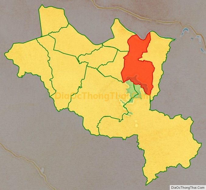 Bản đồ vị trí và địa giới hành chính Xã Đức Bình Đông, huyện Sông Hinh