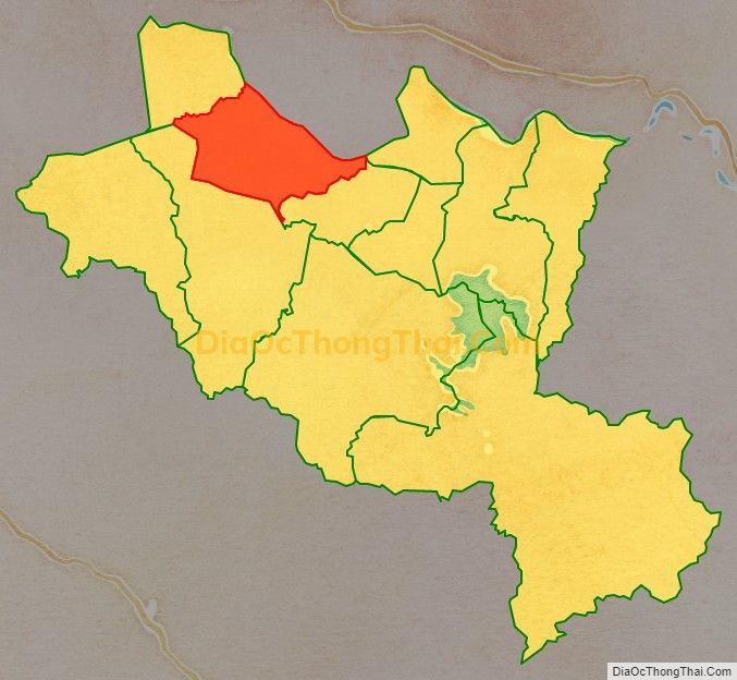 Bản đồ vị trí và địa giới hành chính Xã Ea Bá, huyện Sông Hinh