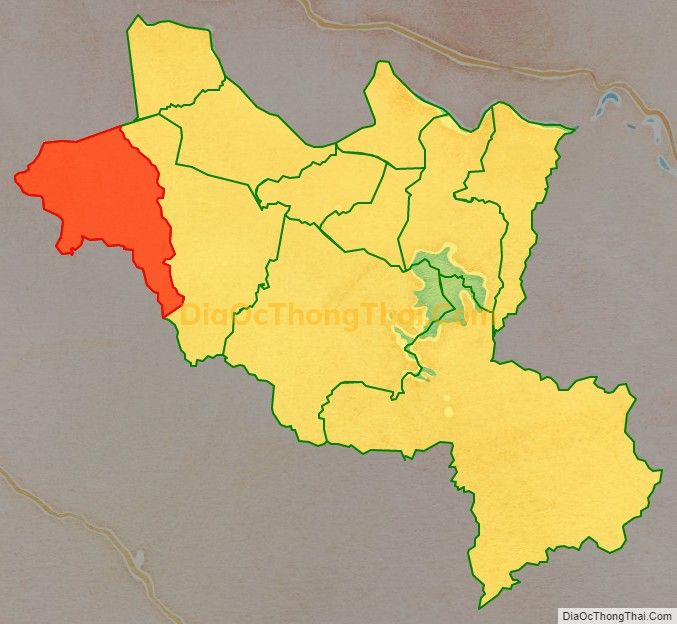 Bản đồ vị trí và địa giới hành chính Xã Ea Ly, huyện Sông Hinh