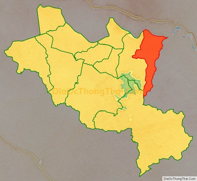 Bản đồ vị trí và địa giới hành chính Xã Sơn Giang, huyện Sông Hinh