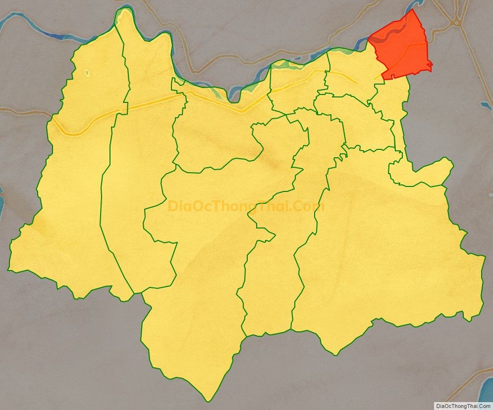 Bản đồ vị trí và địa giới hành chính Xã Hòa Bình 1, huyện Tây Hòa