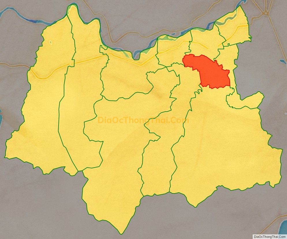 Bản đồ vị trí và địa giới hành chính Xã Hòa Đồng, huyện Tây Hòa