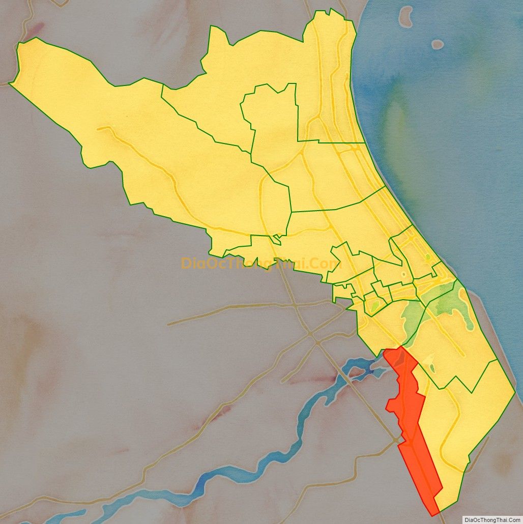 Bản đồ vị trí và địa giới hành chính Phường Phú Lâm, TP Tuy Hòa