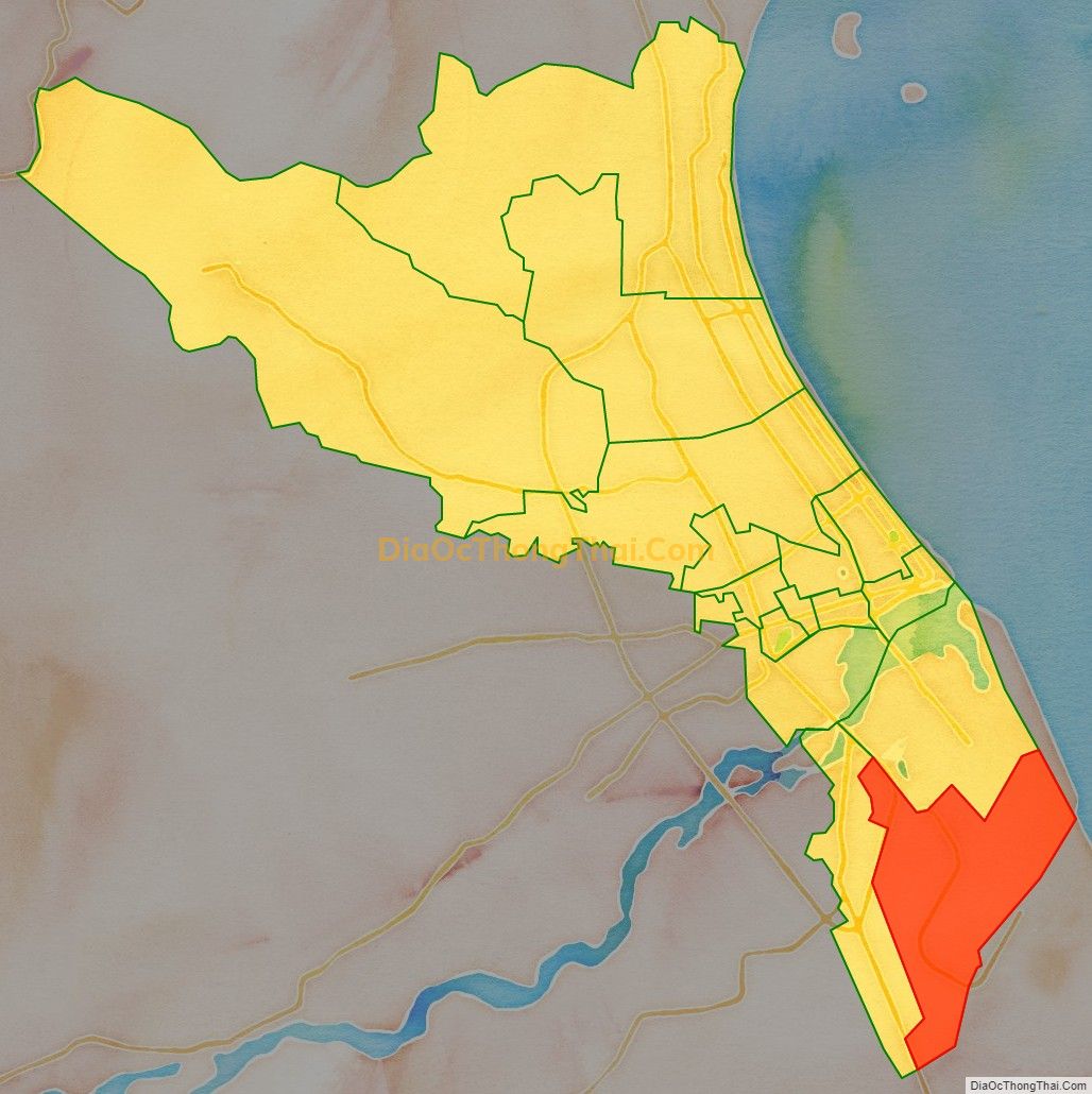 Bản đồ vị trí và địa giới hành chính Phường Phú Thạnh, TP Tuy Hòa