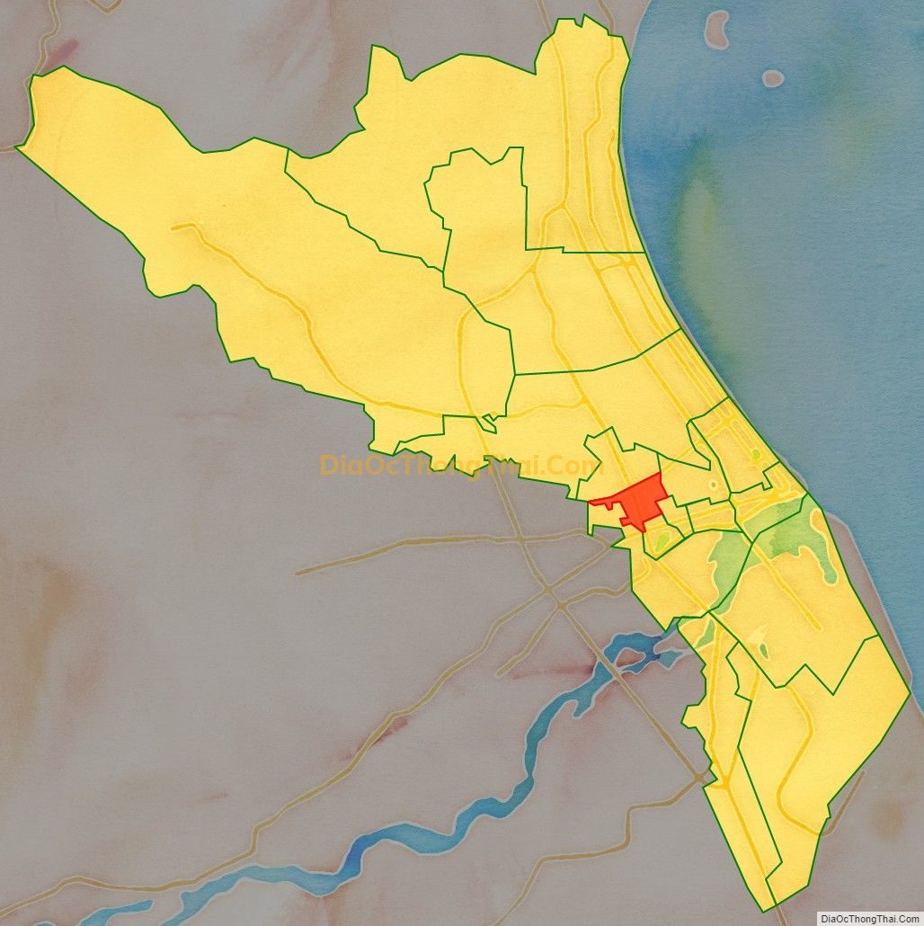 Bản đồ vị trí và địa giới hành chính Phường 2, TP Tuy Hòa