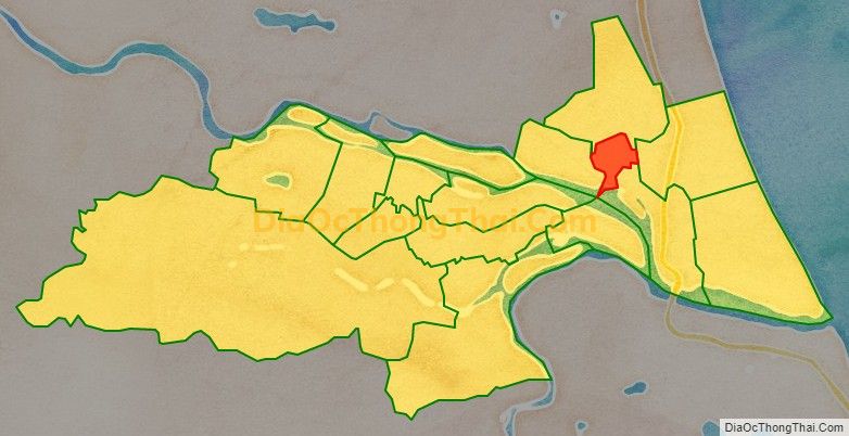 Bản đồ vị trí và địa giới hành chính Phường Ba Đồn, thị xã Ba Đồn