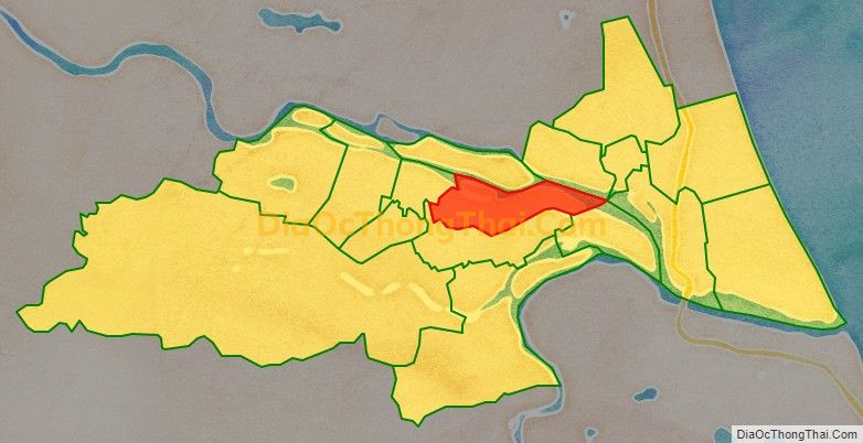 Bản đồ vị trí và địa giới hành chính Xã Quảng Lộc, thị xã Ba Đồn