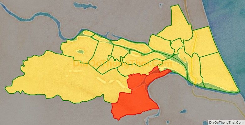 Bản đồ vị trí và địa giới hành chính Xã Quảng Minh, thị xã Ba Đồn