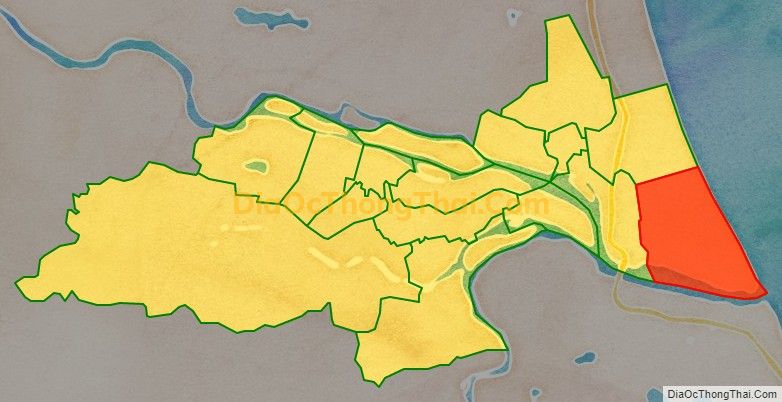 Bản đồ vị trí và địa giới hành chính Phường Quảng Phúc, thị xã Ba Đồn
