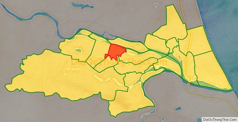 Bản đồ vị trí và địa giới hành chính Xã Quảng Tân, thị xã Ba Đồn