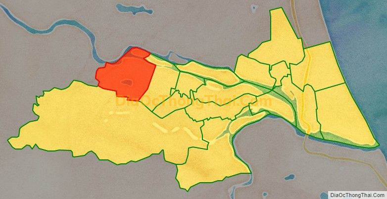 Bản đồ vị trí và địa giới hành chính Xã Quảng Tiên, thị xã Ba Đồn