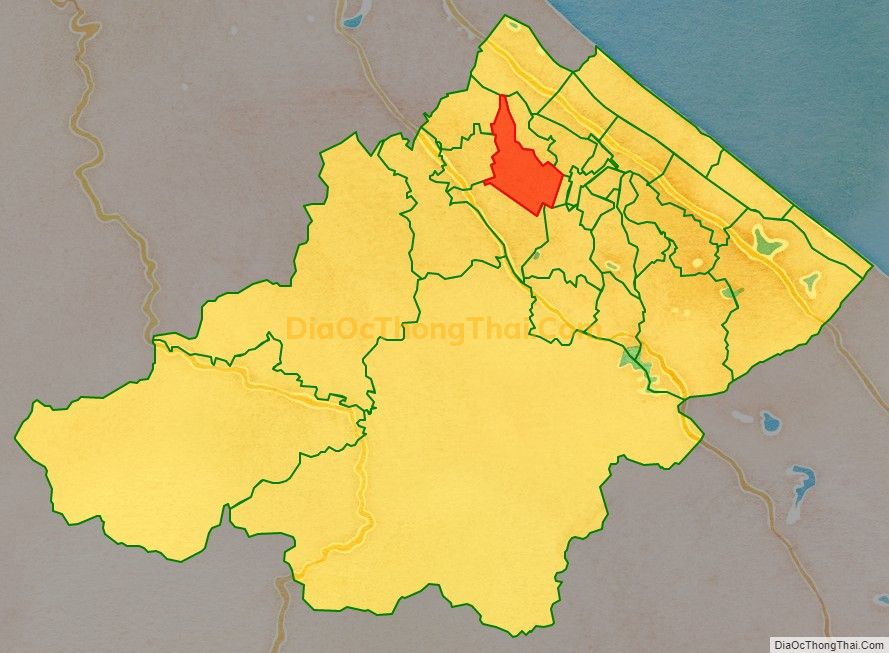 Bản đồ vị trí và địa giới hành chính Xã An Thủy, huyện Lệ Thủy