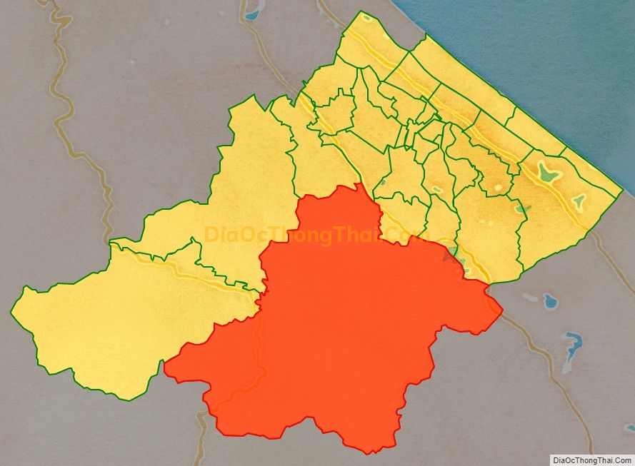 Bản đồ vị trí và địa giới hành chính Xã Kim Thủy, huyện Lệ Thủy