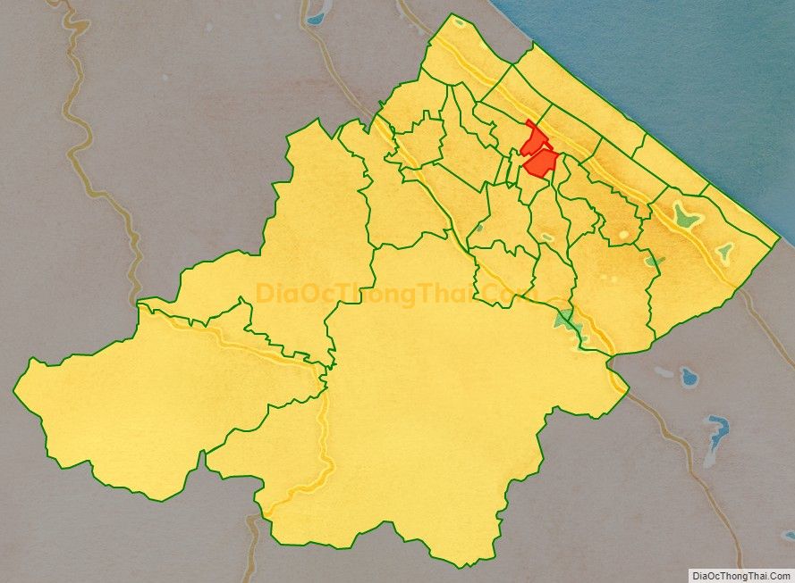 Bản đồ vị trí và địa giới hành chính Xã Liên Thủy, huyện Lệ Thủy