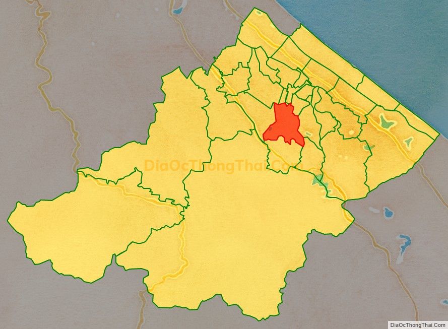 Bản đồ vị trí và địa giới hành chính Xã Mai Thủy, huyện Lệ Thủy