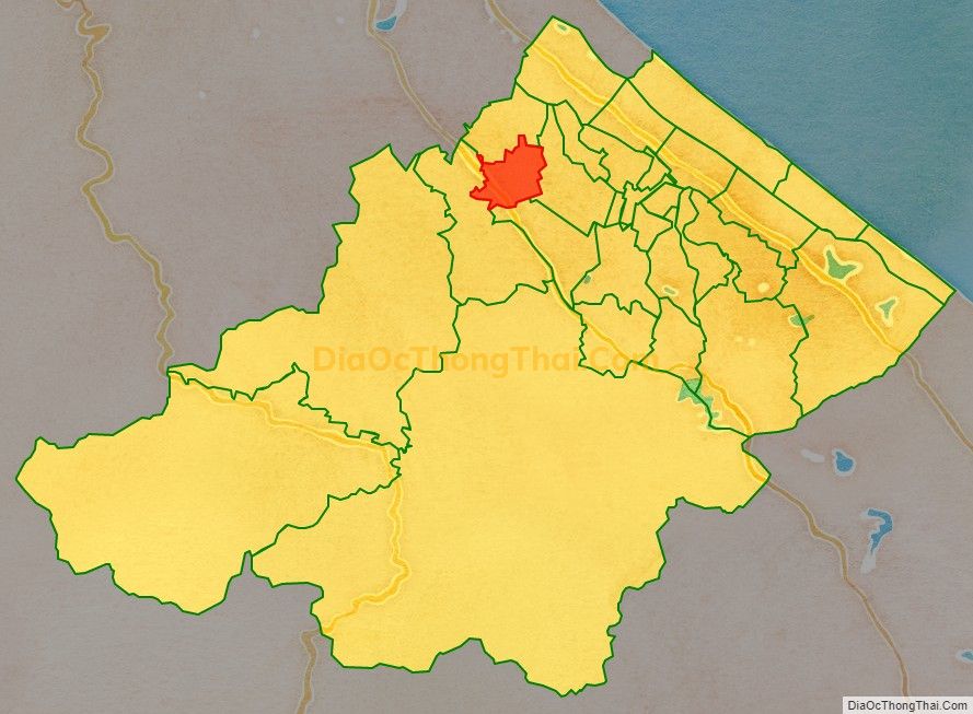 Bản đồ vị trí và địa giới hành chính Xã Sơn Thủy, huyện Lệ Thủy