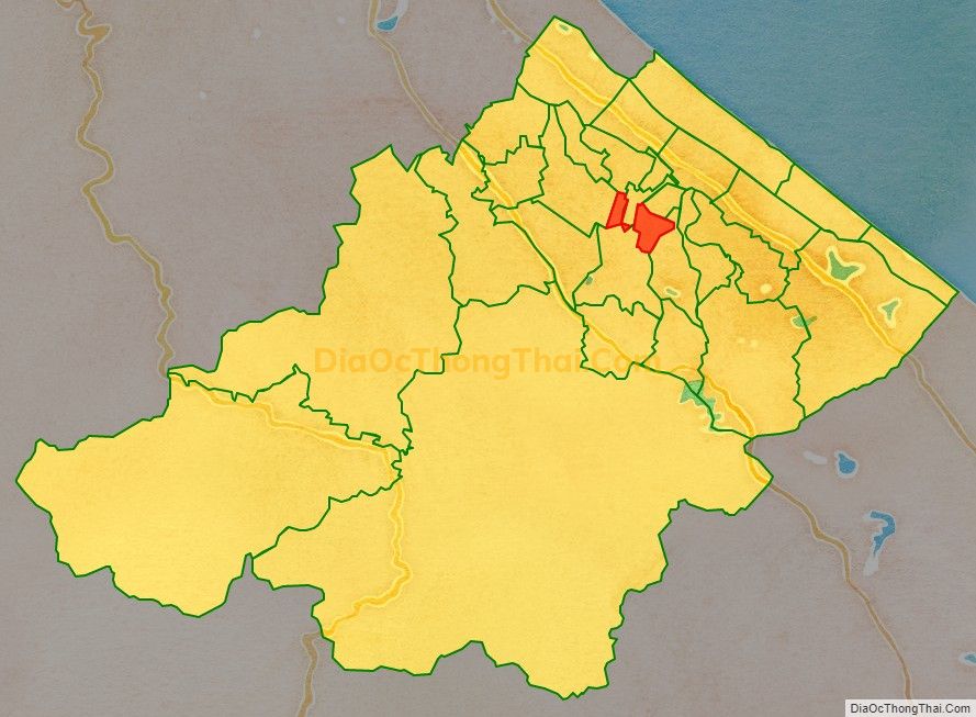 Bản đồ vị trí và địa giới hành chính Xã Xuân Thủy, huyện Lệ Thủy