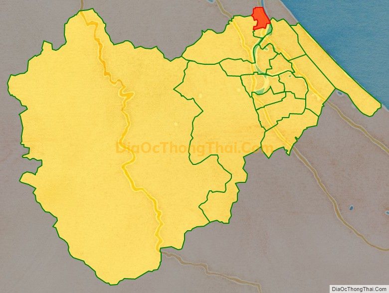 Bản đồ vị trí và địa giới hành chính Xã Lương Ninh, huyện Quảng Ninh