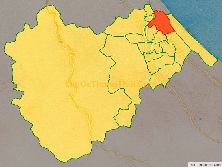 Bản đồ vị trí và địa giới hành chính Xã Võ Ninh, huyện Quảng Ninh