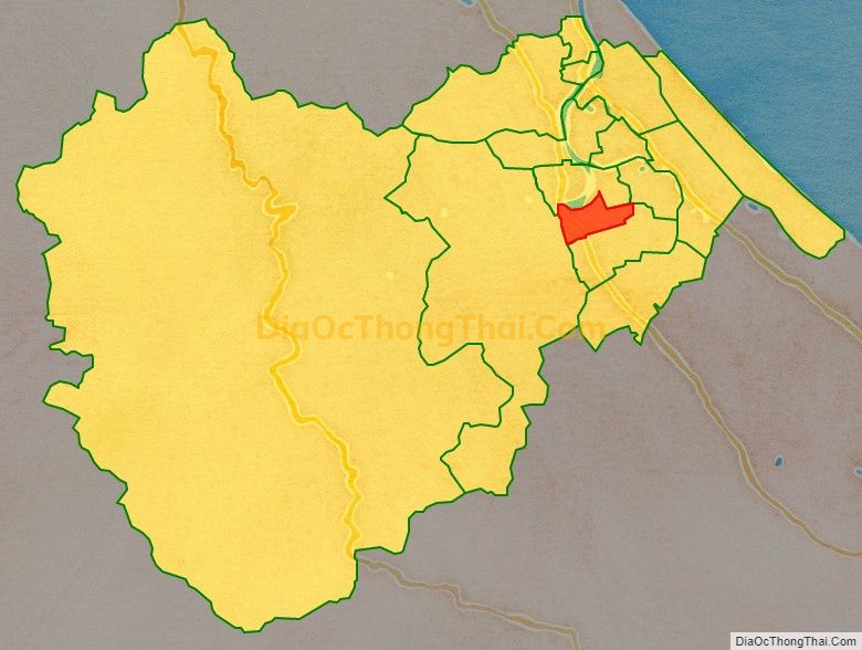 Bản đồ vị trí và địa giới hành chính Xã Xuân Ninh, huyện Quảng Ninh