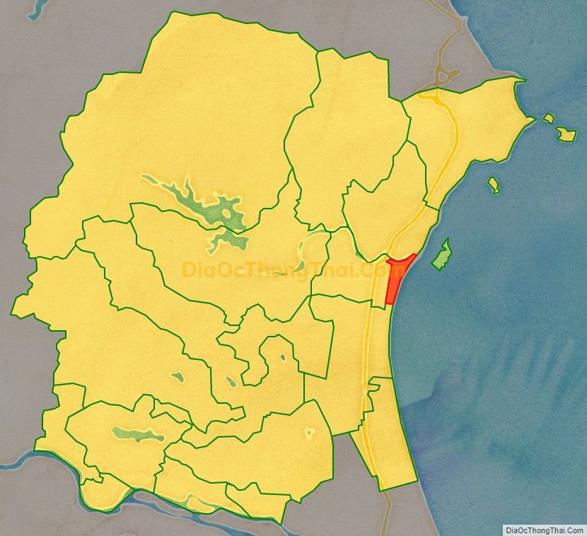 Bản đồ vị trí và địa giới hành chính Xã Cảnh Dương, huyện Quảng Trạch
