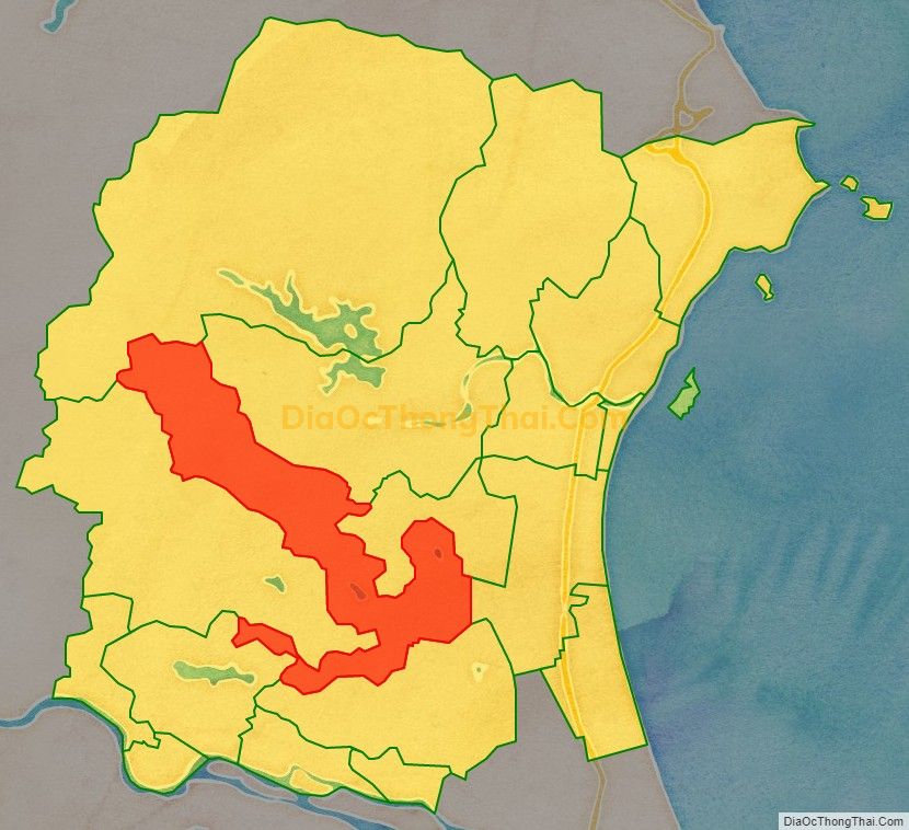 Bản đồ vị trí và địa giới hành chính Xã Quảng Lưu, huyện Quảng Trạch