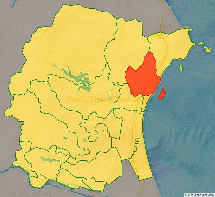 Bản đồ vị trí và địa giới hành chính Xã Quảng Phú, huyện Quảng Trạch