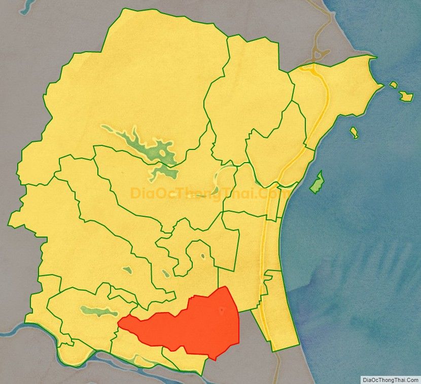 Bản đồ vị trí và địa giới hành chính Xã Quảng Phương, huyện Quảng Trạch