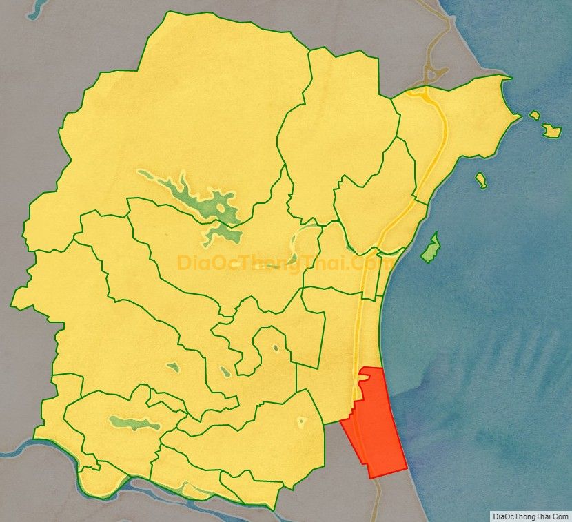 Bản đồ vị trí và địa giới hành chính Xã Quảng Xuân, huyện Quảng Trạch