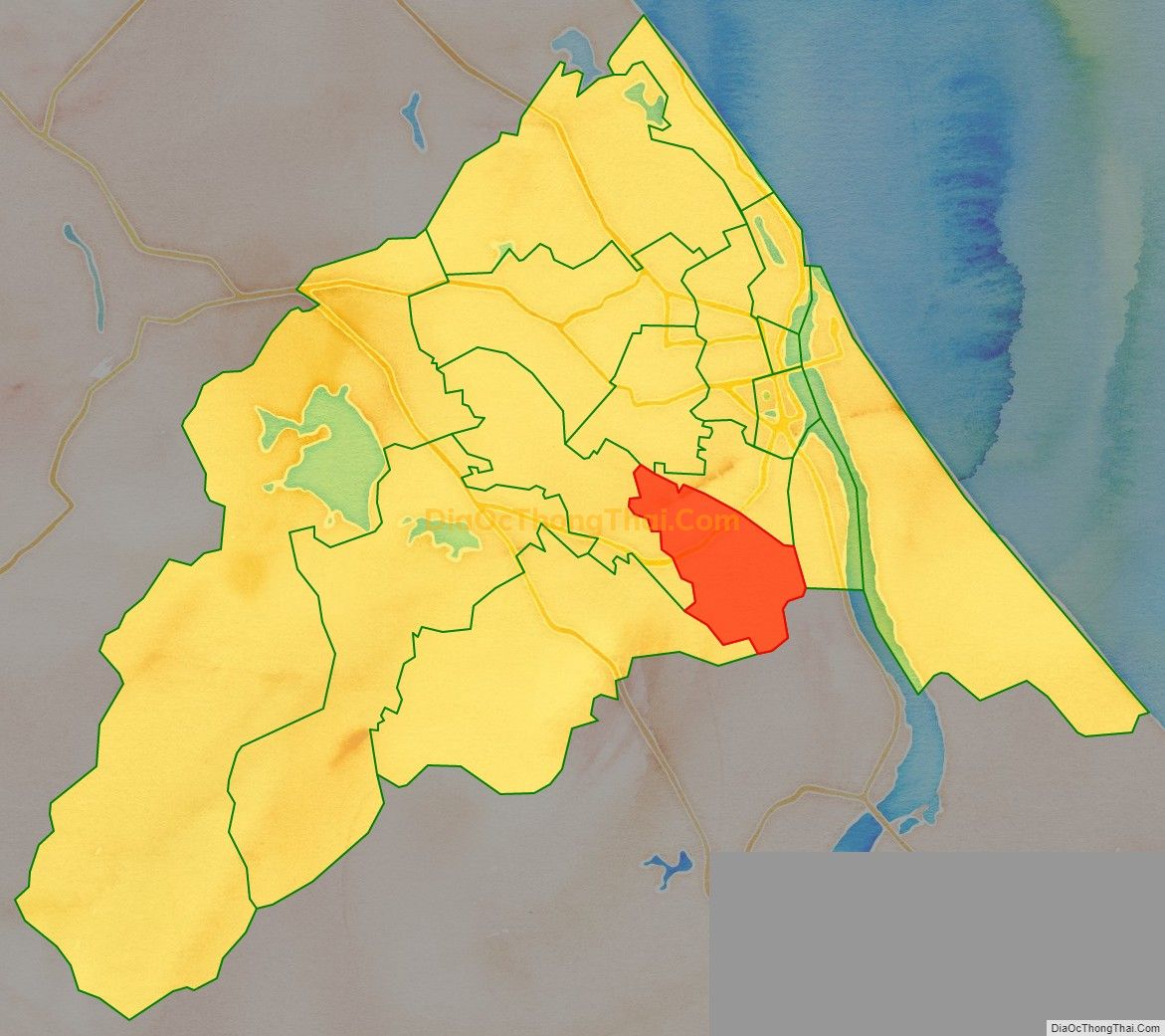 Bản đồ vị trí và địa giới hành chính Xã Đức Ninh, TP Đồng Hới