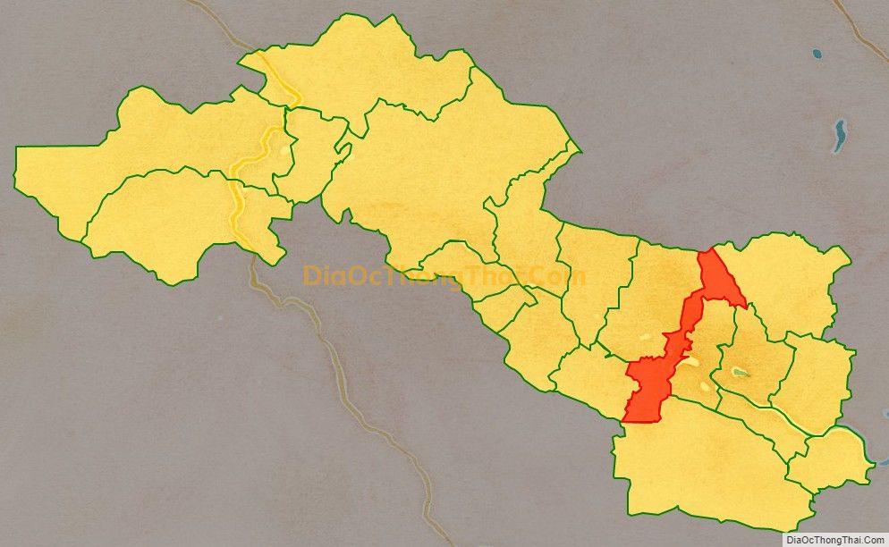 Bản đồ vị trí và địa giới hành chính Xã Đức Hóa, huyện Tuyên Hóa