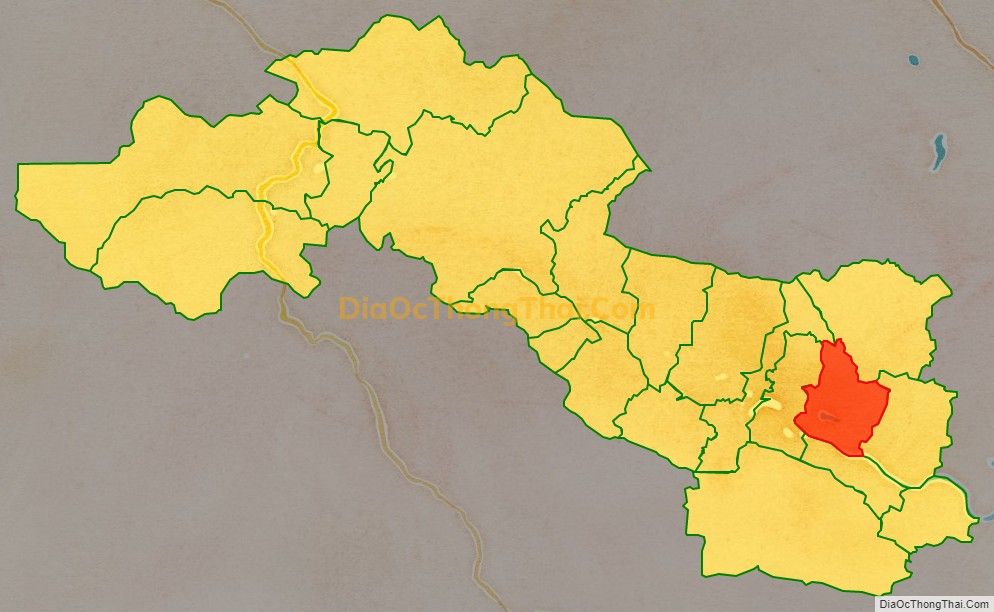 Bản đồ vị trí và địa giới hành chính Xã Mai Hóa, huyện Tuyên Hóa