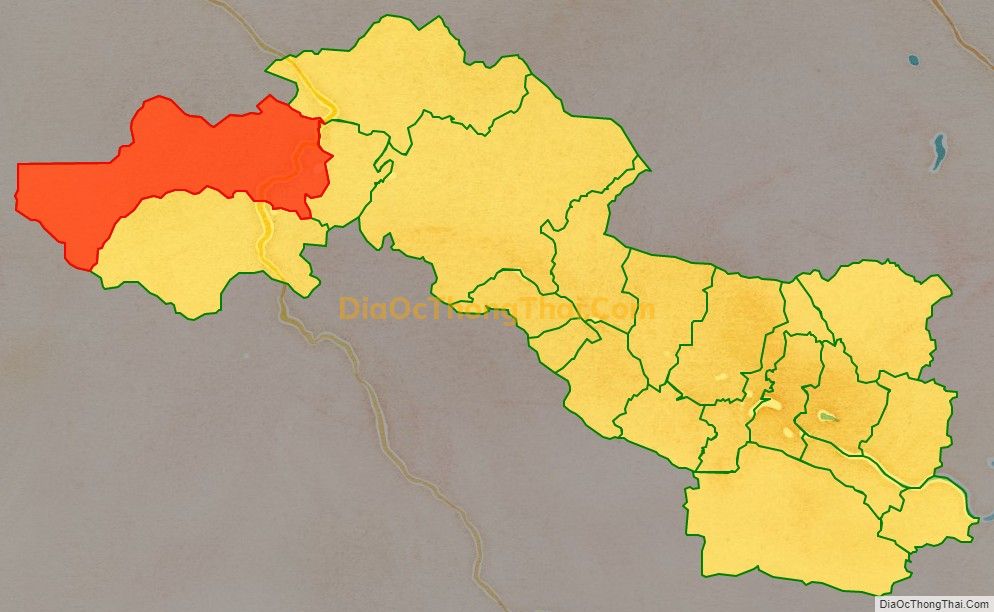 Bản đồ vị trí và địa giới hành chính Xã Thanh Hóa, huyện Tuyên Hóa