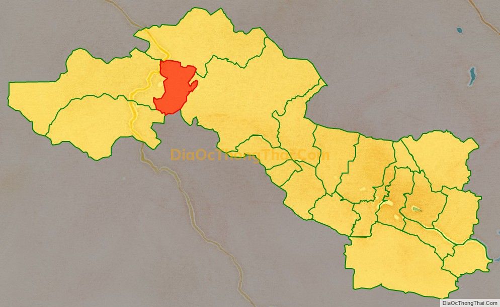 Bản đồ vị trí và địa giới hành chính Xã Thanh Thạch, huyện Tuyên Hóa