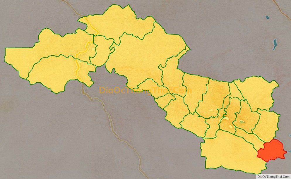 Bản đồ vị trí và địa giới hành chính Xã Văn Hóa, huyện Tuyên Hóa