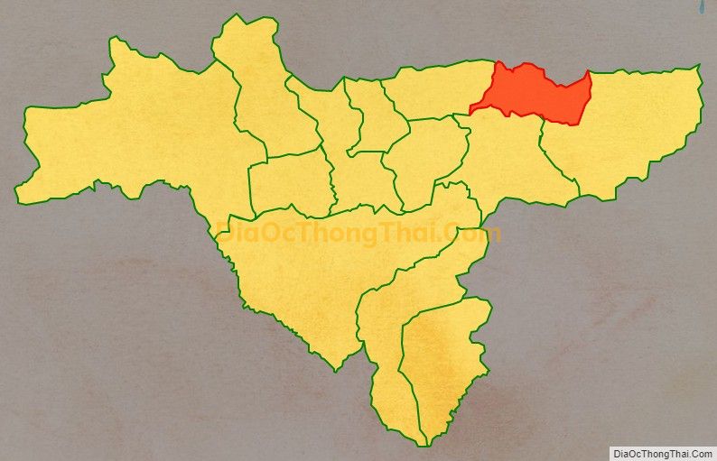 Bản đồ vị trí và địa giới hành chính Xã Trà Đông, huyện Bắc Trà My