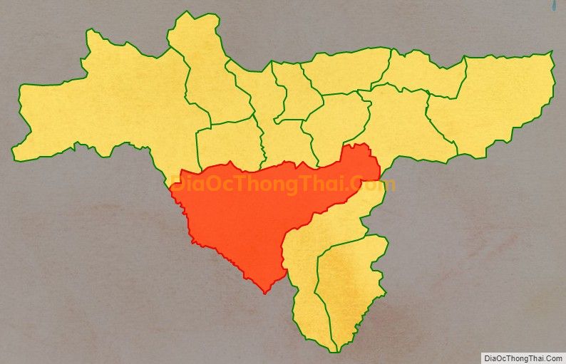 Bản đồ vị trí và địa giới hành chính Xã Trà Giác, huyện Bắc Trà My