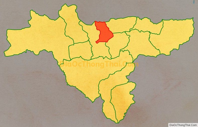 Bản đồ vị trí và địa giới hành chính Thị trấn Trà My, huyện Bắc Trà My