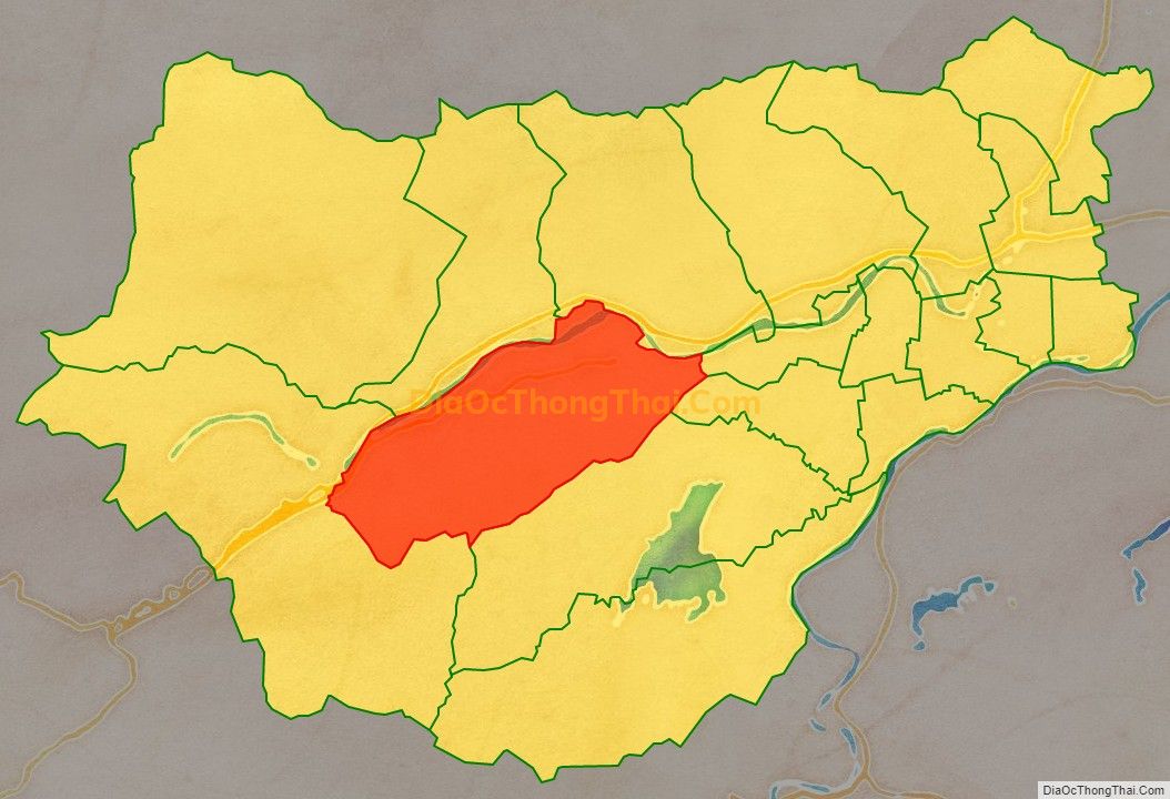 Bản đồ vị trí và địa giới hành chính Xã Đại Hồng, huyện Đại Lộc
