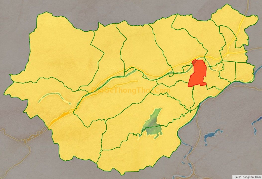 Bản đồ vị trí và địa giới hành chính Xã Đại Minh, huyện Đại Lộc