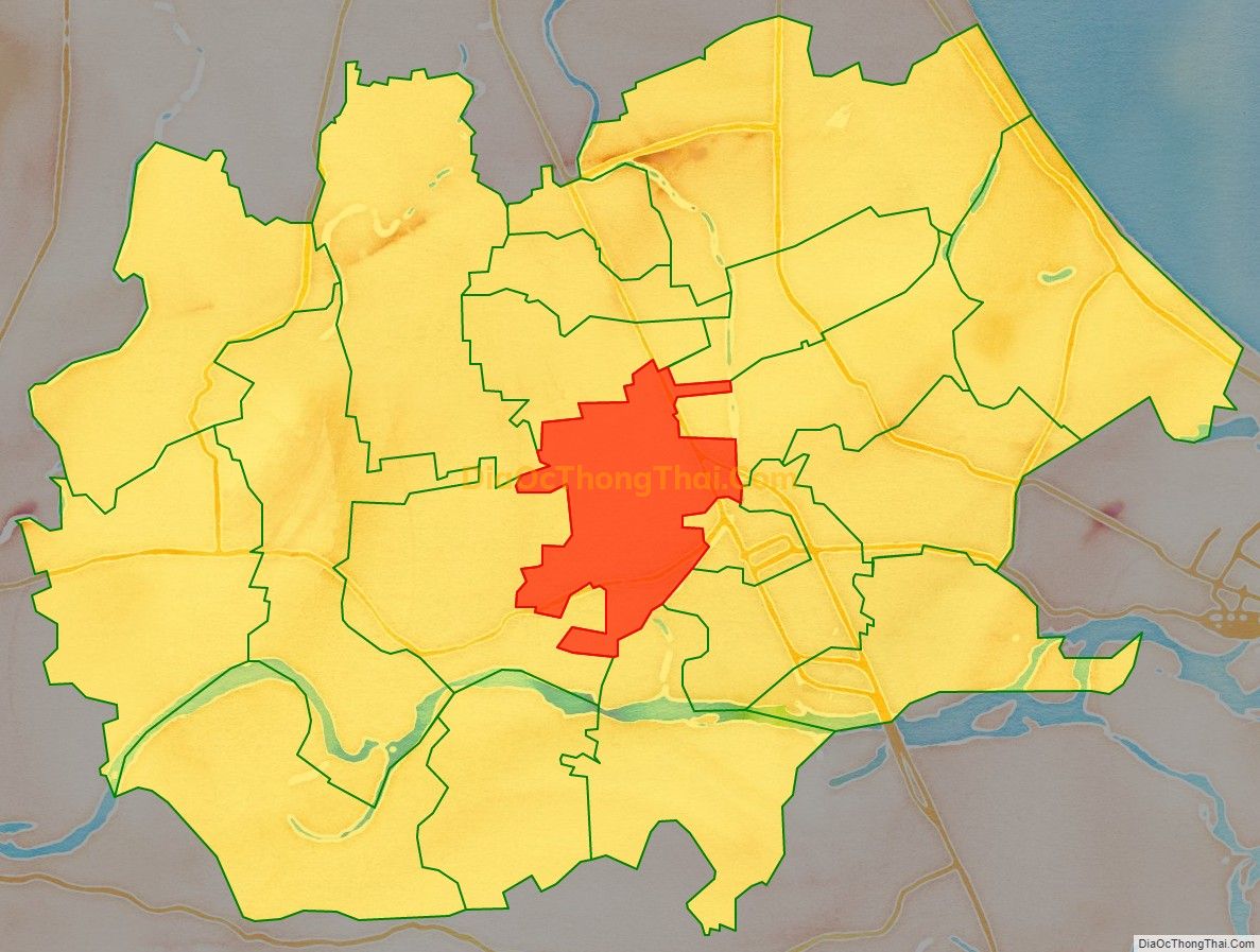 Bản đồ vị trí và địa giới hành chính Phường Điện An, thị xã Điện Bàn
