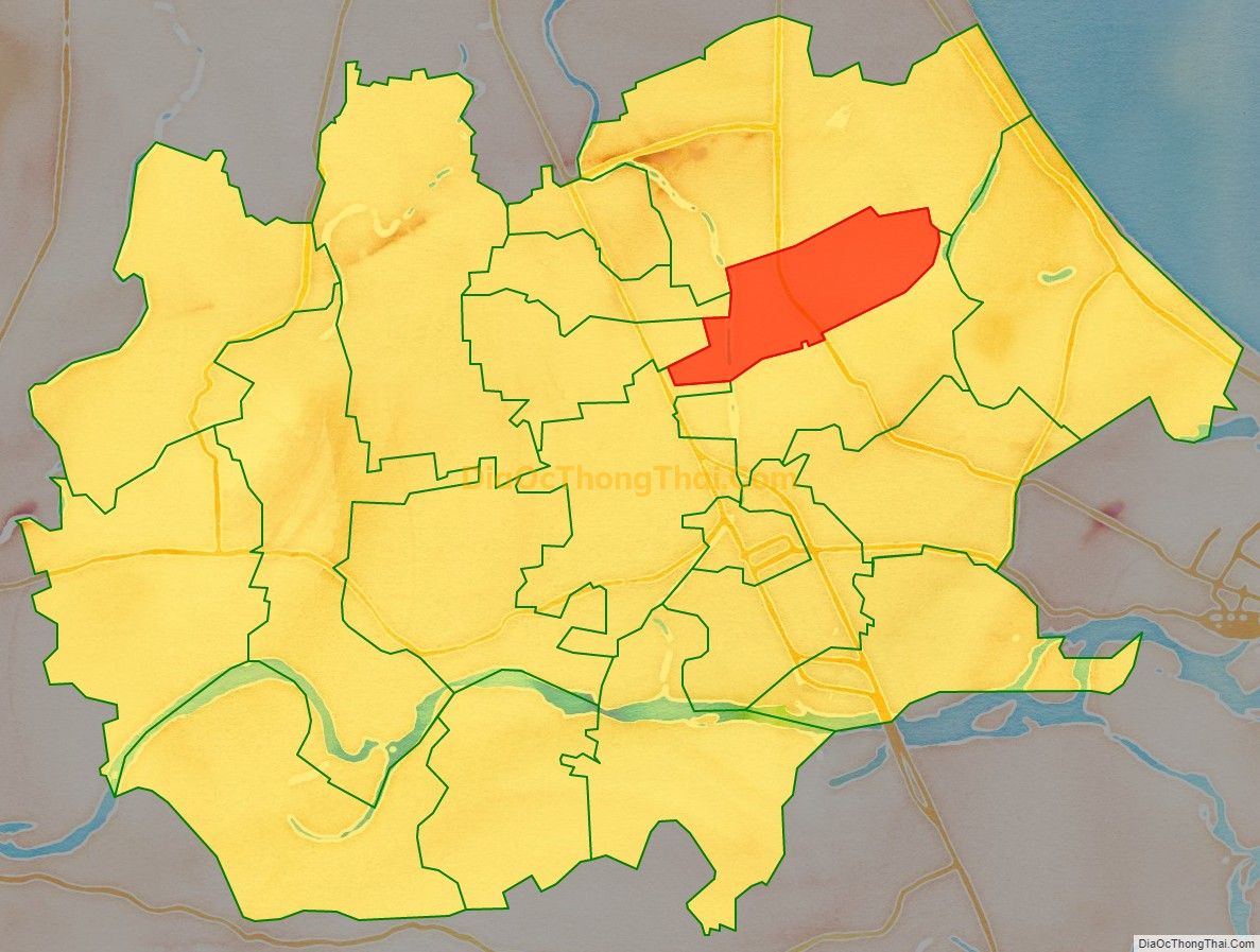 Bản đồ vị trí và địa giới hành chính Phường Điện Nam Bắc, thị xã Điện Bàn