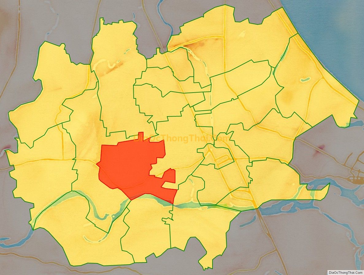 Bản đồ vị trí và địa giới hành chính Xã Điện Phước, thị xã Điện Bàn