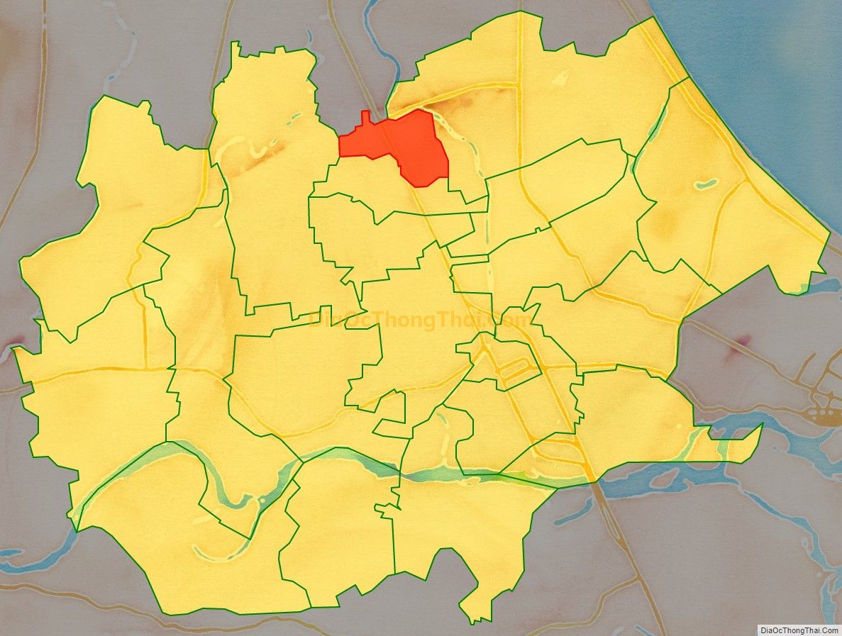 Bản đồ vị trí và địa giới hành chính Xã Điện Thắng Bắc, thị xã Điện Bàn