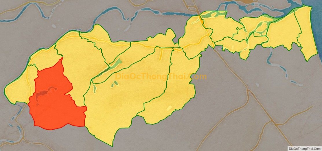 Bản đồ vị trí và địa giới hành chính Xã Duy Phú, huyện Duy Xuyên