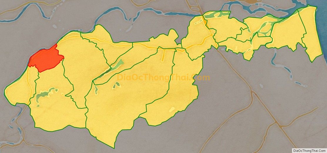 Bản đồ vị trí và địa giới hành chính Xã Duy Tân, huyện Duy Xuyên