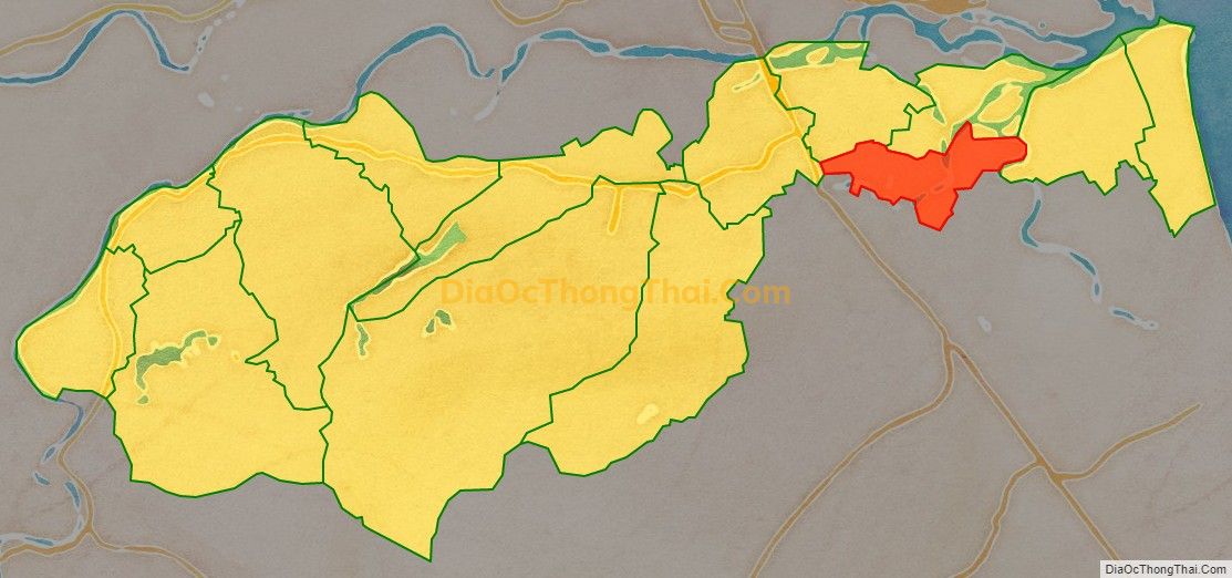 Bản đồ vị trí và địa giới hành chính Xã Duy Thành, huyện Duy Xuyên
